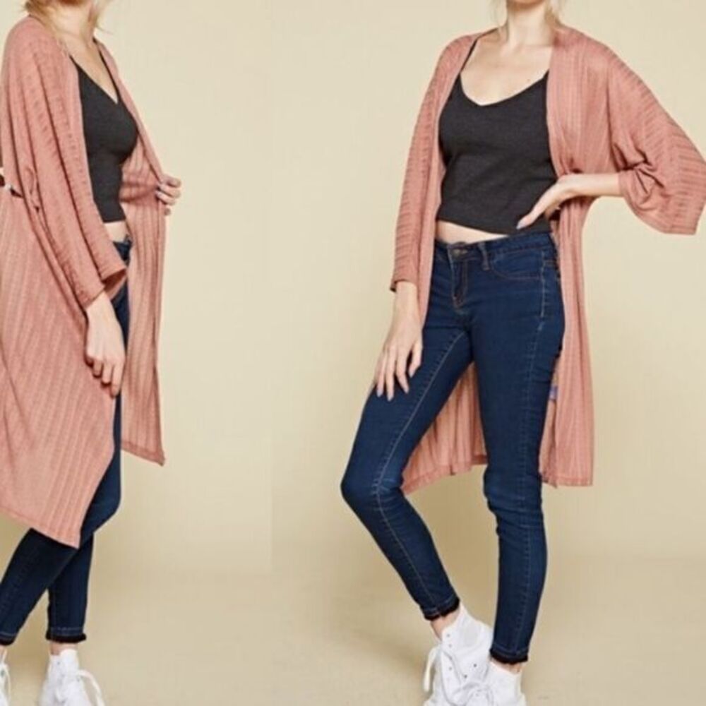 Lightweight Knit Open Cardigan - Picture 6 of 16